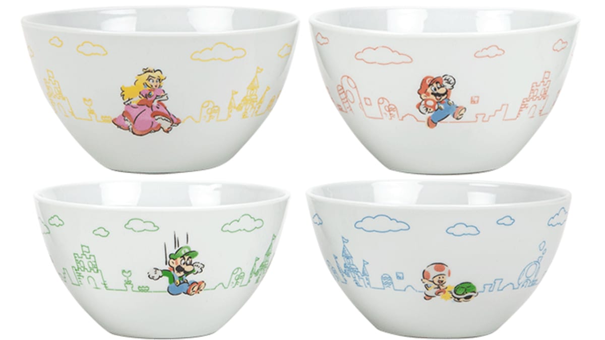 Super Mario™ Home Collection - Ceramic Bowls (Set of 4) - Nintendo